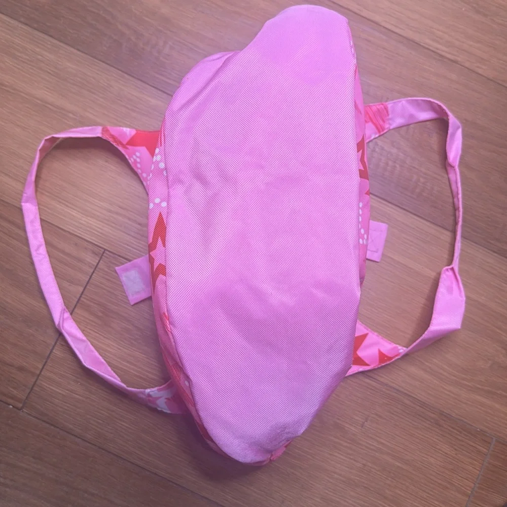 American Girl 2 Doll Carrying Purse Tote Pink with Stars